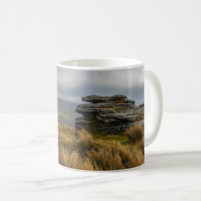 Opinión de Dartmoor, taza del parque nacional (Anverso derecho)