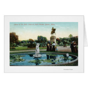 Opinión de jardín público de Boston de Venus en el