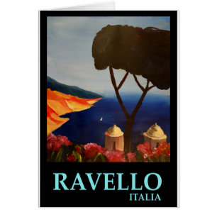 Opinión de Ravello Salerno Italia de la costa de