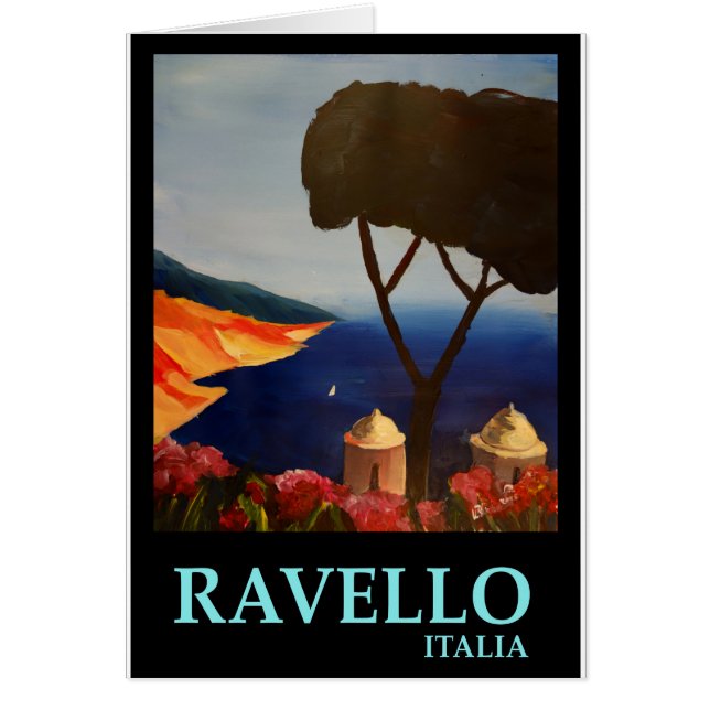 Opinión de Ravello Salerno Italia de la costa de (Frente)