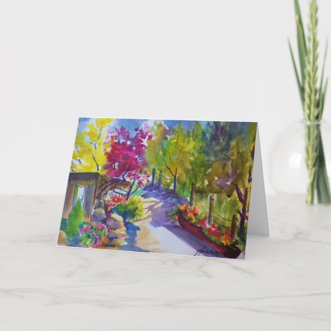 Opinión del aire de Plein de mi tarjeta de (Anverso)