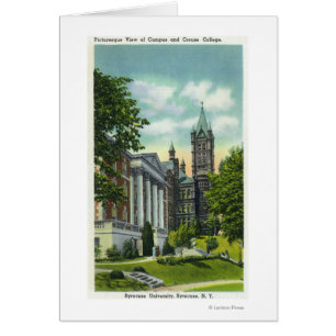 Opinión del campus de Syracuse U que muestra la