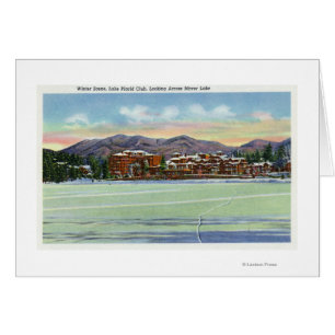 Opinión del lago mirror el club del Lake Placid