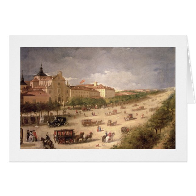 Opinión el Calle de Alcala, Madrid (aceite en lona (Anverso (Horizontal))