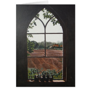 Opinión rural del paisaje de la pintura de la