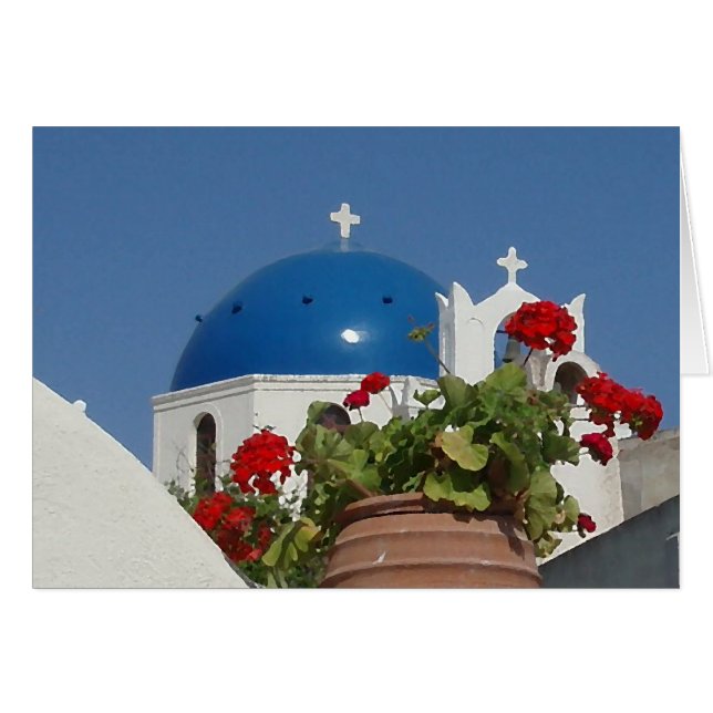 Opiniones de la iglesia sobre Santorini, Grecia (Anverso (Horizontal))