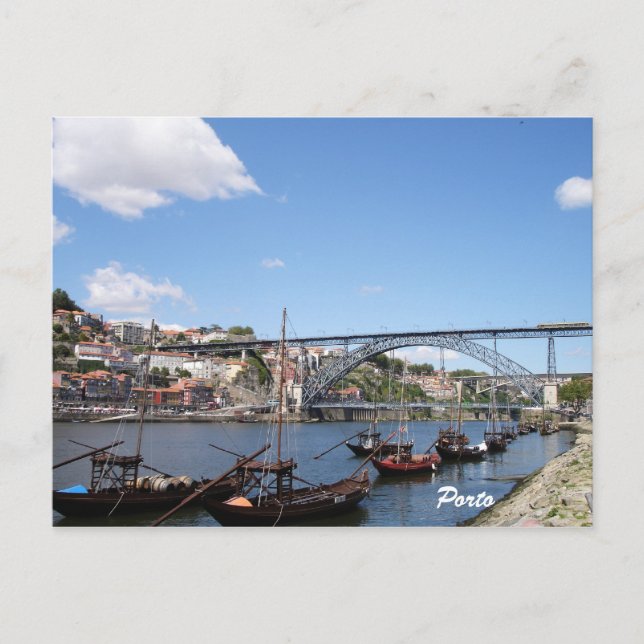 Oporto por la postal del río (Anverso)