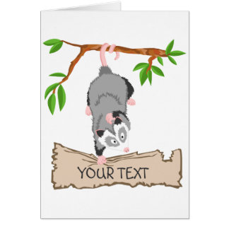 Oposum con la muestra