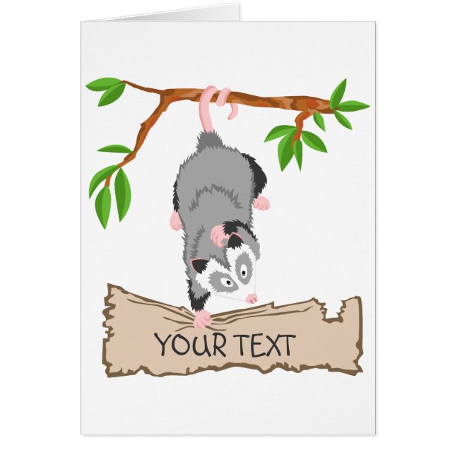 Oposum con la muestra (Frente)