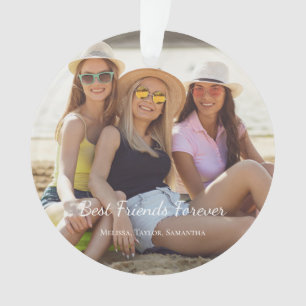 Óptima foto de amigos nombres de ornamento Metaliz