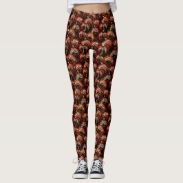 Opulencia festiva - Navidades Baubles Leggings BGR