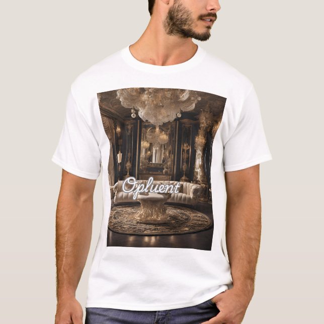 Opulenta camiseta barroca de lujo (Anverso)