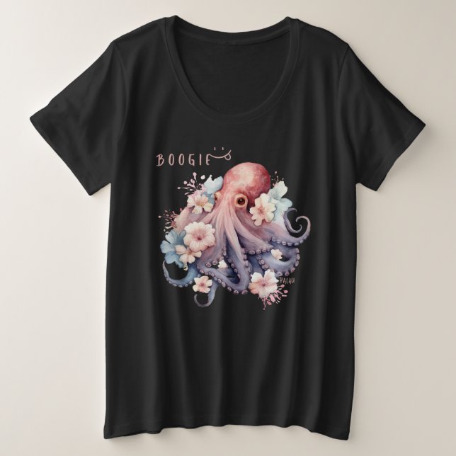 Opulpo palauano (Bukitang) Camiseta básica más cam (Anverso del diseño)