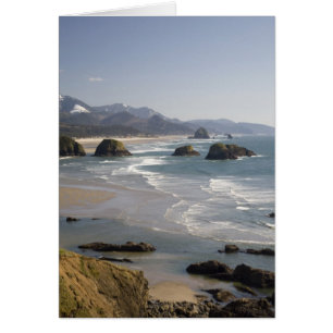 OR, Costa de Oregón, Parque Estatal Ecola, vista d