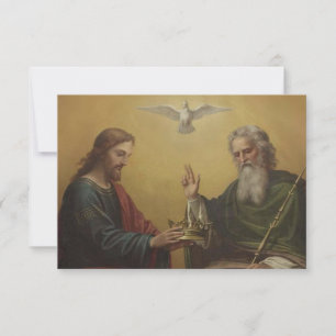 Oración a la tarjeta de oración de la Santísima Tr