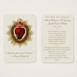 Oración católica de boda del Sagrado Corazón de Je