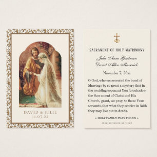 Oración católica de boda Esponsales Virgen María