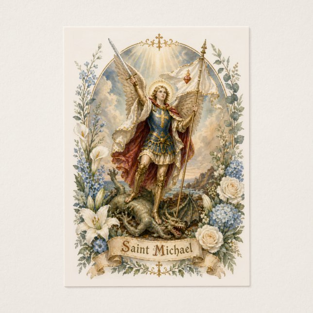 Oración Católica de Funeral de San Miguel (Frente)