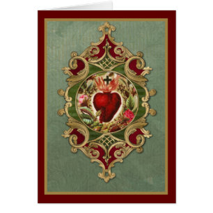 Oración católica del Sagrado Corazón Religioso