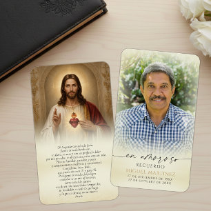 Oración católica española del Sagrado Corazón conm