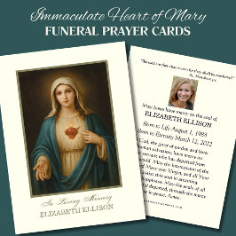 Oración católica funeraria María del corazón inmac