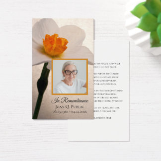 Oración conmemorativa del funeral de la Primavera 
