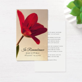 Oración conmemorativa del funeral de la Primavera