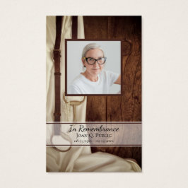 Oración conmemorativa del funeral occidental satin