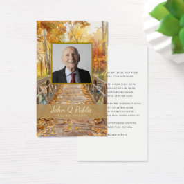 Oración conmemorativa fúnebre del puente de otoño