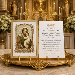 Oración de Boda Católica del Niño Jesús de San Jos