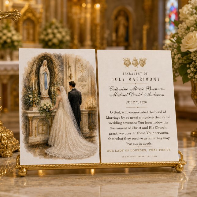 Oración de Boda de Lourdes Marian Santo Matrimonio (Subido por el creador)