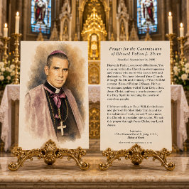 Oración de Canonización del Beato Fulton Sheen
