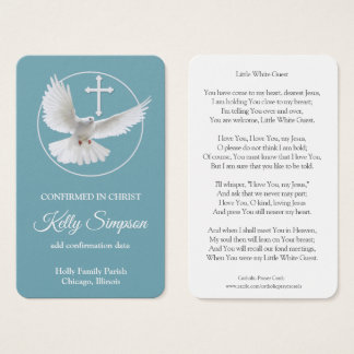 Oración de confirmación | Paloma blanca