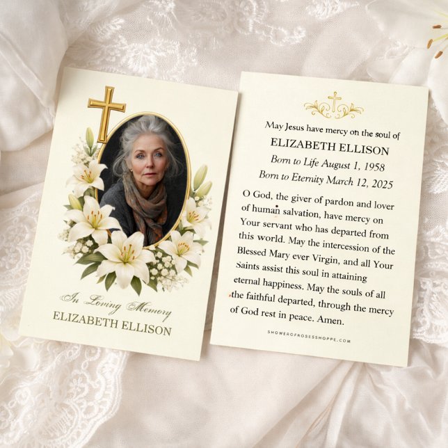 Oración de foto conmemorativa de funeral religioso (Subido por el creador)