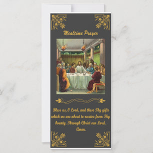 Oración de gracia antes de las comidas