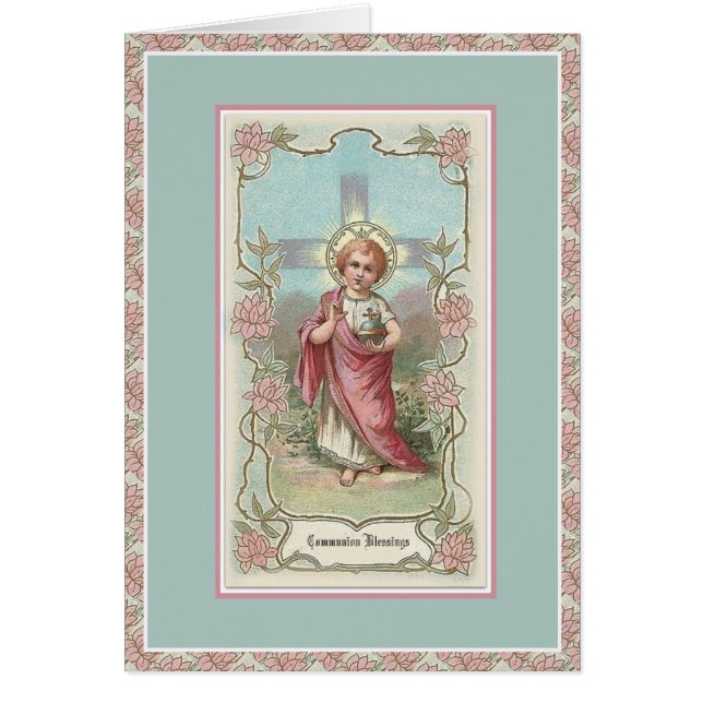 Oración de Jesús de la Primera Comunión Sagrada (Frente)