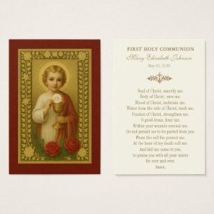 Oración de la Primera Comunión Jesús Rosas Calice