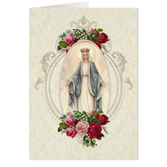 Oración de la Santísima Virgen María Memorare (Frente)