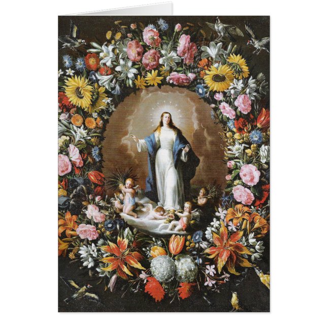 Oración de la Virgen María del Bouquet espiritual  (Frente)