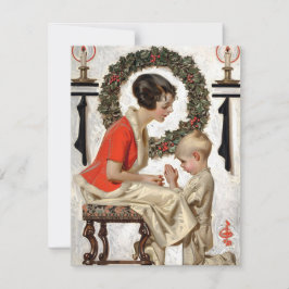 Oración de Navidad de Leyendecker 1921