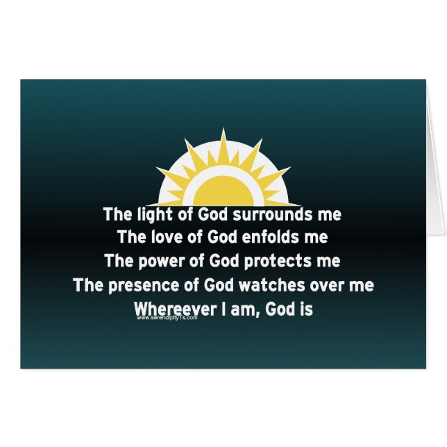 Oración de protección (Anverso (Horizontal))