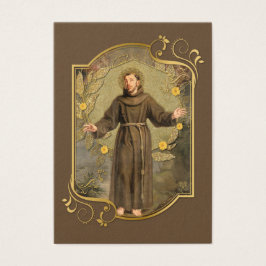 Oración de San Francisco de la Sagrada Tarjeta de