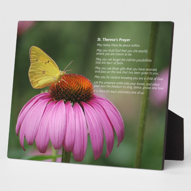 Oración de Santa Teresa - placa (Lado)