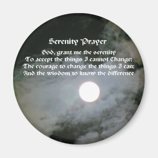 Oración de serenidad Imán Inspirador de Luna Llena