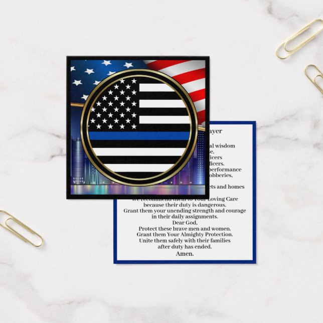 Oración de un oficial de policía (Oficina)