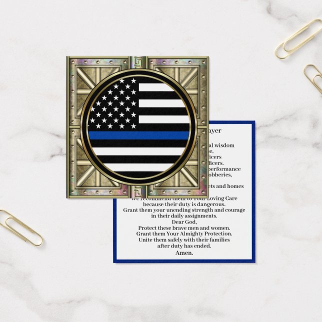 Oración de un oficial de policía (Oficina)