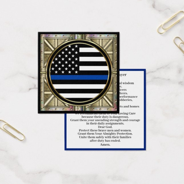 Oración de un oficial de policía (Oficina)