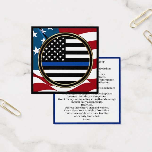 Oración de un oficial de policía (Oficina)