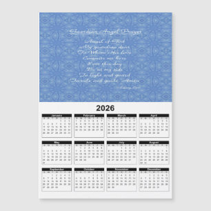 Oración del Ángel de la Guarda Calendario Azul 202