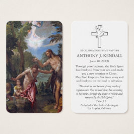 Oración del bautismo | Bautismo de Cristo